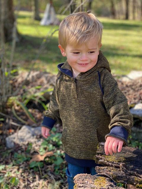 James Hoodie - Gold/Black Heather