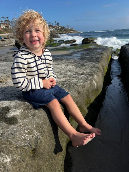 Hooded Top - Catamaran Cream Stripe