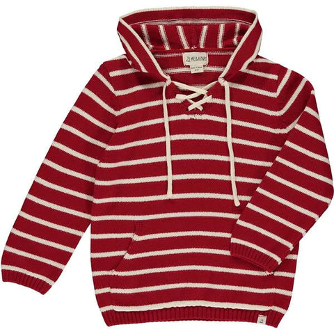 Hooded Top - Catamaran Red Stripe