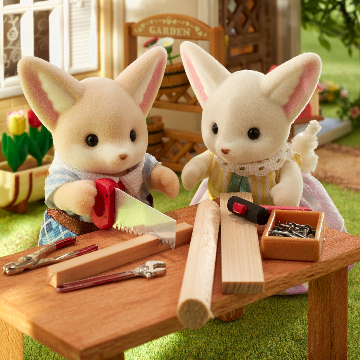 Calico Critters - Fennec Fox Family