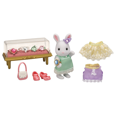 Calico Critters - Fashion Play Set: Jewels & Gems Collection (Retired)