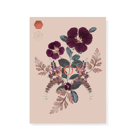 Greeting Card "Plum Leaves"