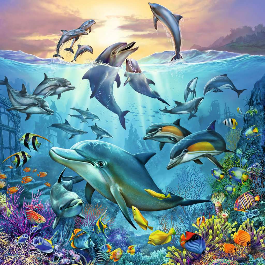 Puzzle Set - Ocean Life (3 x 49pc)