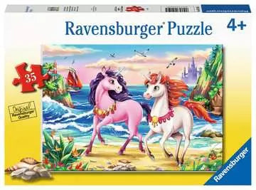 Puzzle - Beach Unicorns (35pc)