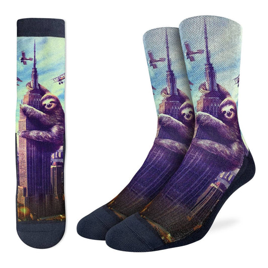 Men's Socks - Slothzilla