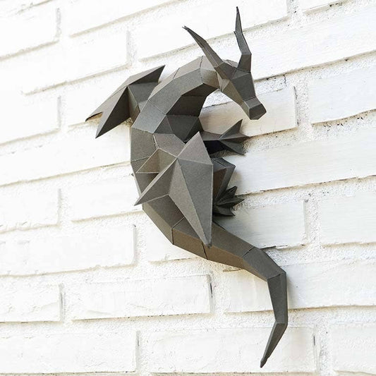 3D Papercraft - Dragon Wall Art