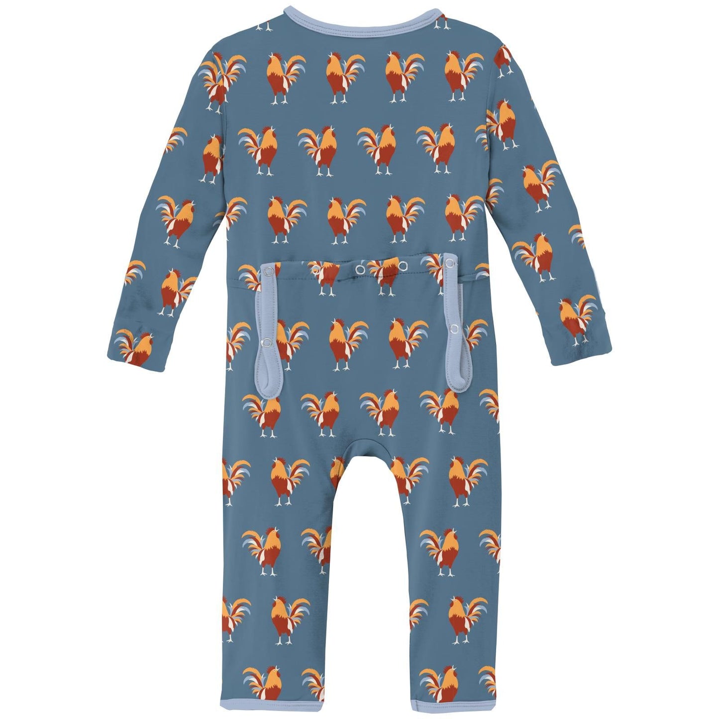 Last One - Size 14Y: Coverall (Snaps/Zipper) - Parisian Rooster