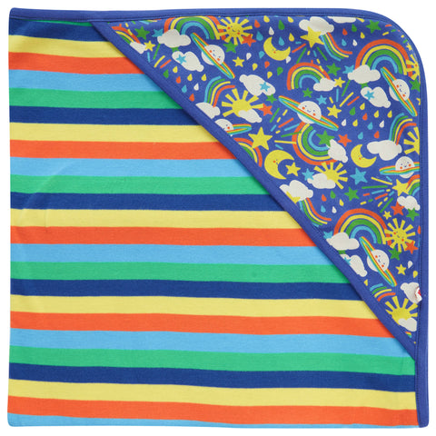 Baby Shawl (Hooded) - Cosmic Weather