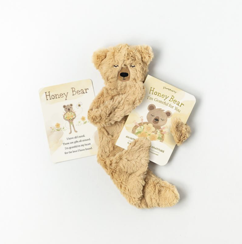 Slumberkins - Honey Bear Snuggler - An Introduction To Gratitude