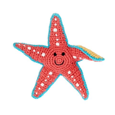Yarn Rattle - Starfish