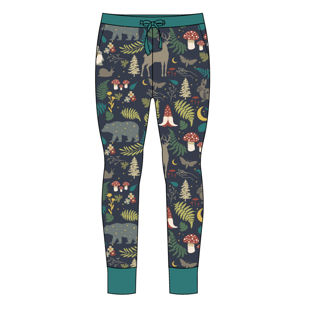 Women's Joggers - Night Forest