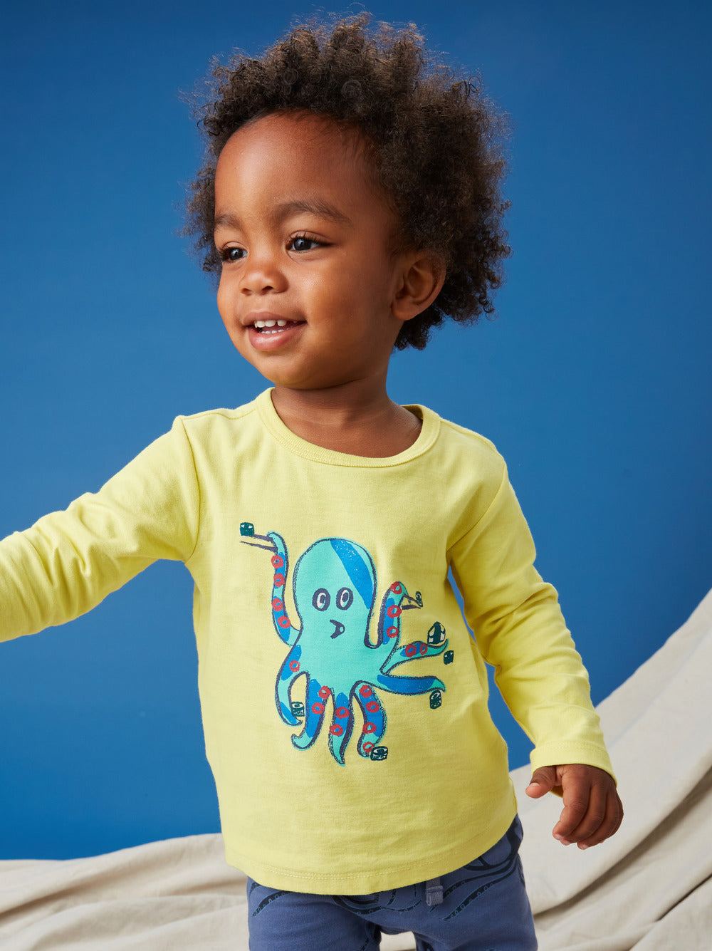 Tee (Long Sleeve) - Octo Sushi (Baby + Toddler Only)