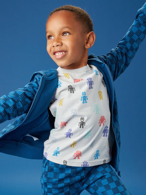 Layered Tee (Long Sleeve) - Pixel Robots