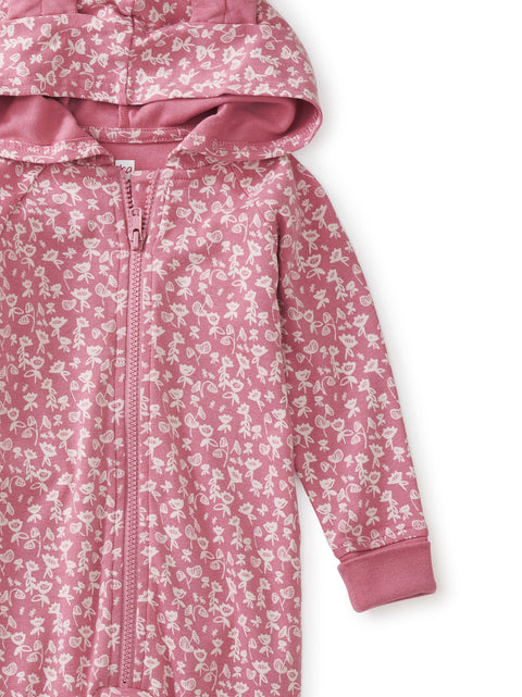 Hooded Baby Romper With Ears - Tiny Lotus