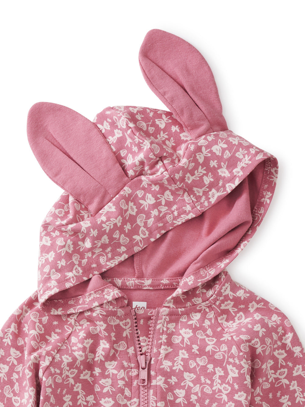 Hooded Baby Romper With Ears - Tiny Lotus