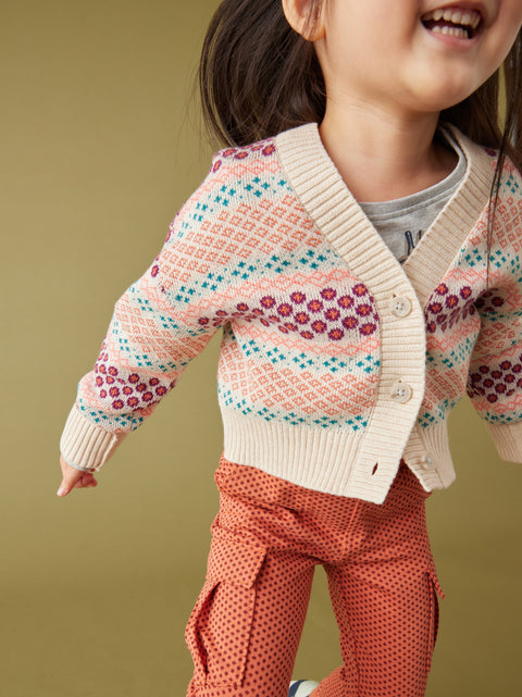 Last One - Size Small (4/5): Cardigan - Fuji Fair Isle