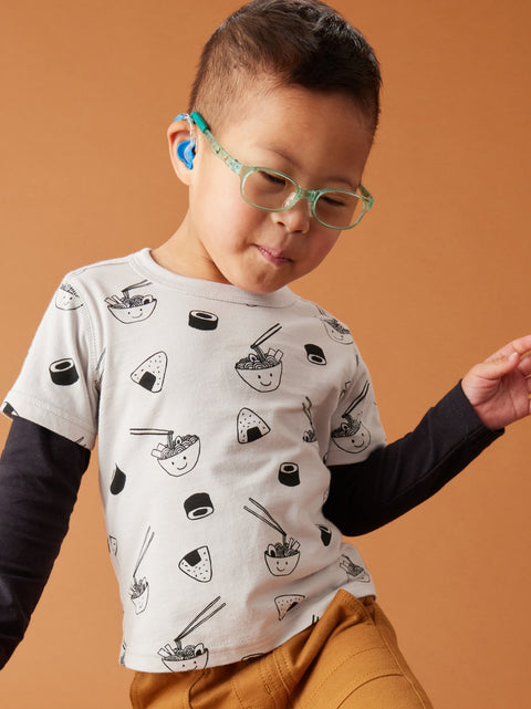 Layered Tee (Long Sleeve) - Sushi & Ramen
