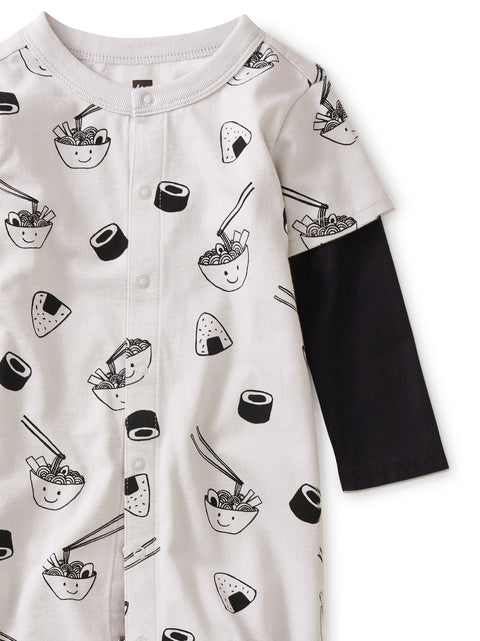 Layered Romper - Sushi & Ramen