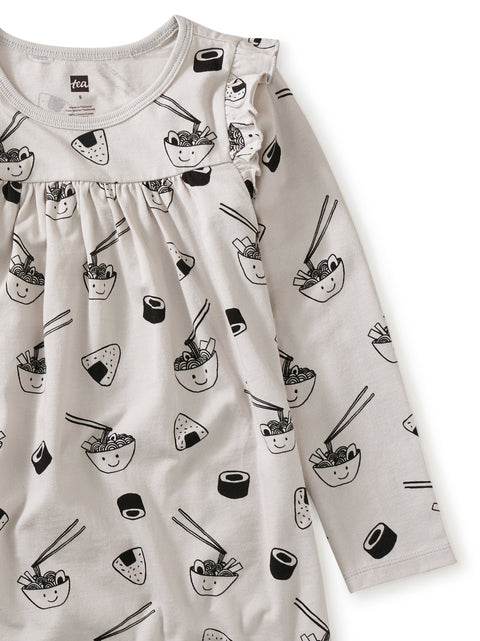 Mighty Mini Dress (Long Sleeve) - Sushi & Ramen