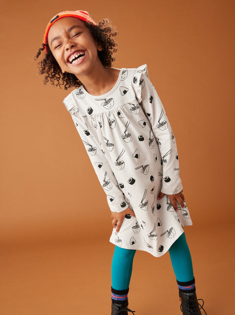 Mighty Mini Dress (Long Sleeve) - Sushi & Ramen