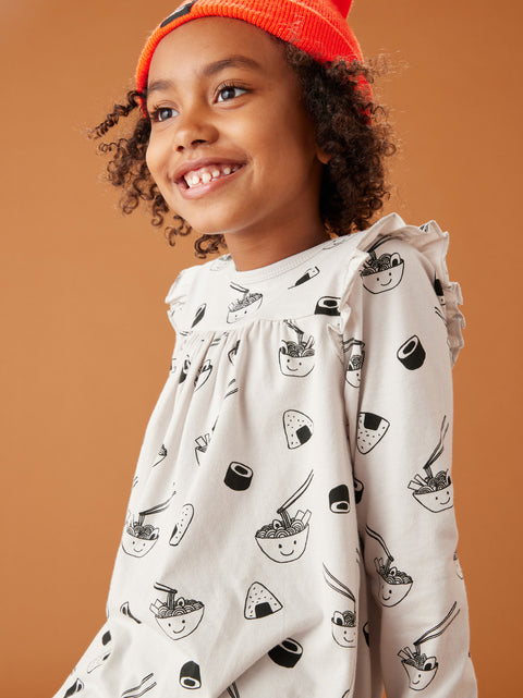 Mighty Mini Dress (Long Sleeve) - Sushi & Ramen