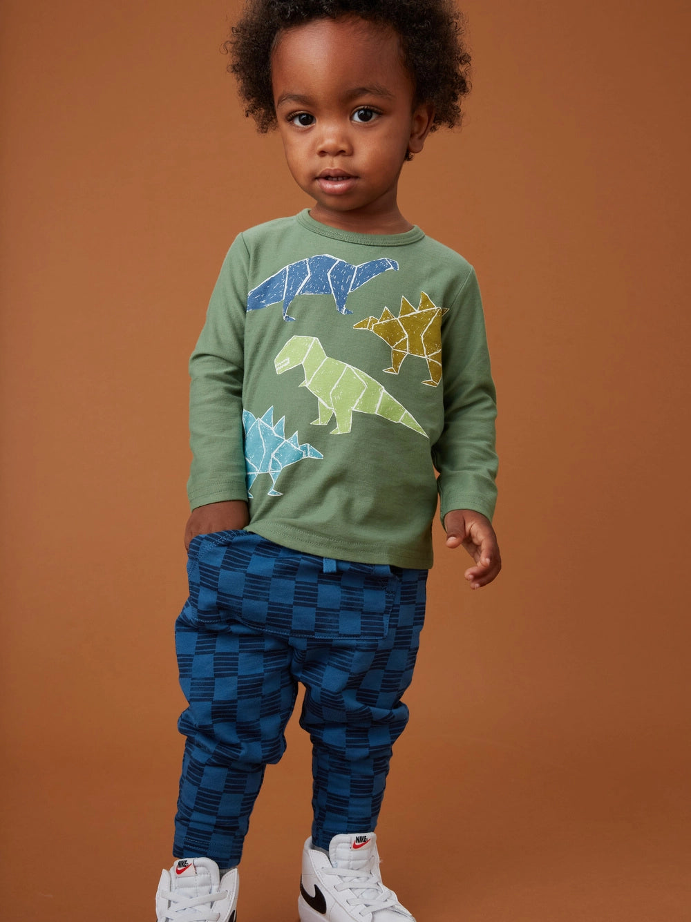 Tee (Long Sleeve) - Dino Friends (Baby + Toddler Only)