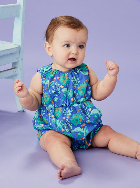 Peek-a-Boo Back Romper - Flora de Vida