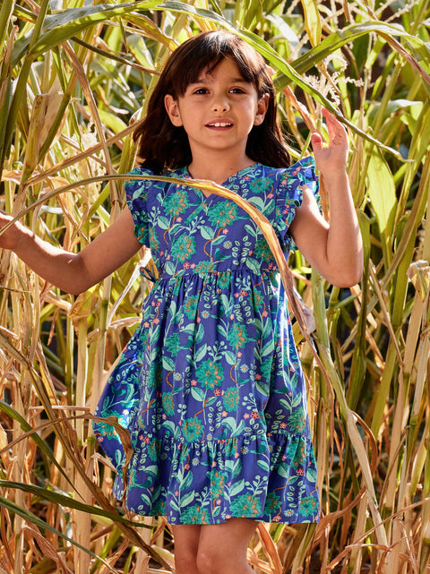 Woven Wrap Dress - Flora de Vida