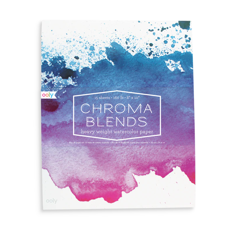 Chroma Blends - Heavyweight Watercolor Paper (15 pages)