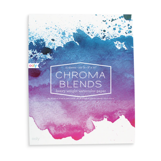 Chroma Blends - Heavyweight Watercolor Paper (15 pages)