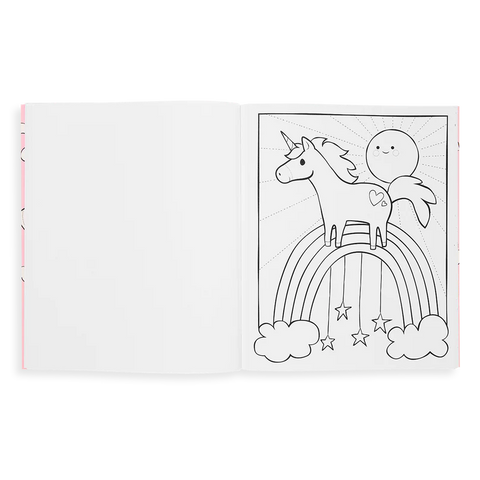Color-in' Book - Enchanting Unicorns
