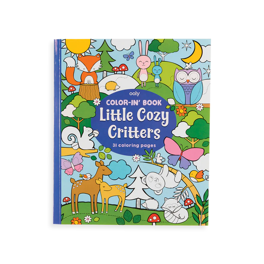 Color-in' Book - Little Cozy Critters