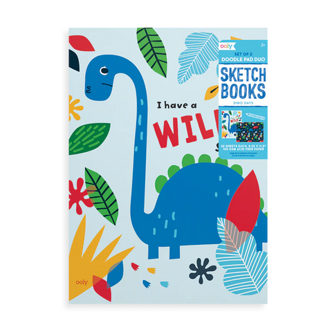 Sketchbook - Doodle Pad Duo: Dino Days (Set of 2)