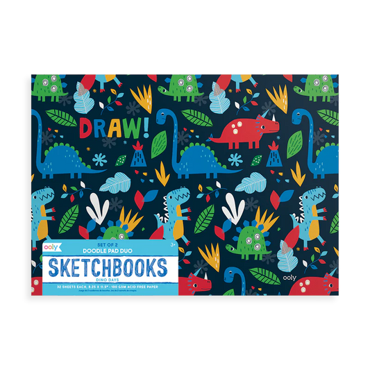 Sketchbook - Doodle Pad Duo: Dino Days (Set of 2)