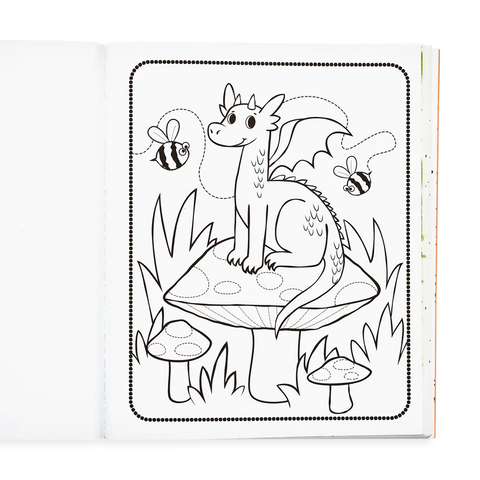 Color-in' Book - Knights & Dragons
