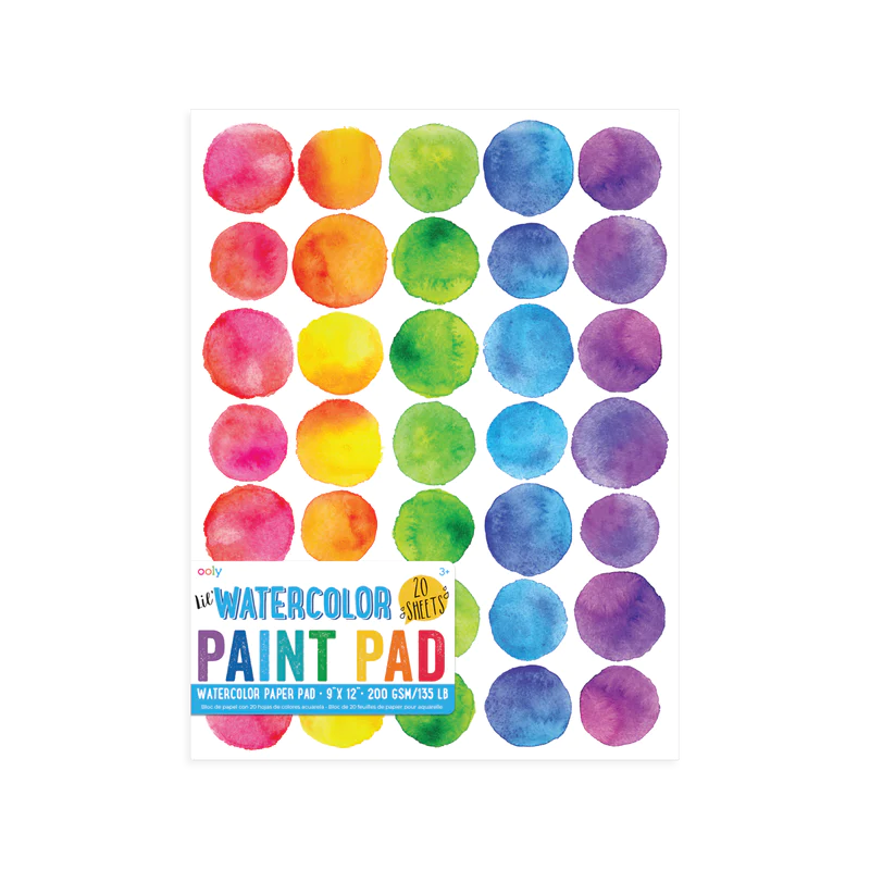 Paint Pad - Watercolor Paper Pad (20 Sheets)