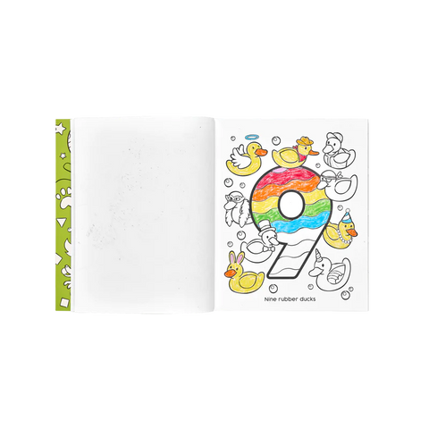Toddler Color-in' Book - My First 1-2-3