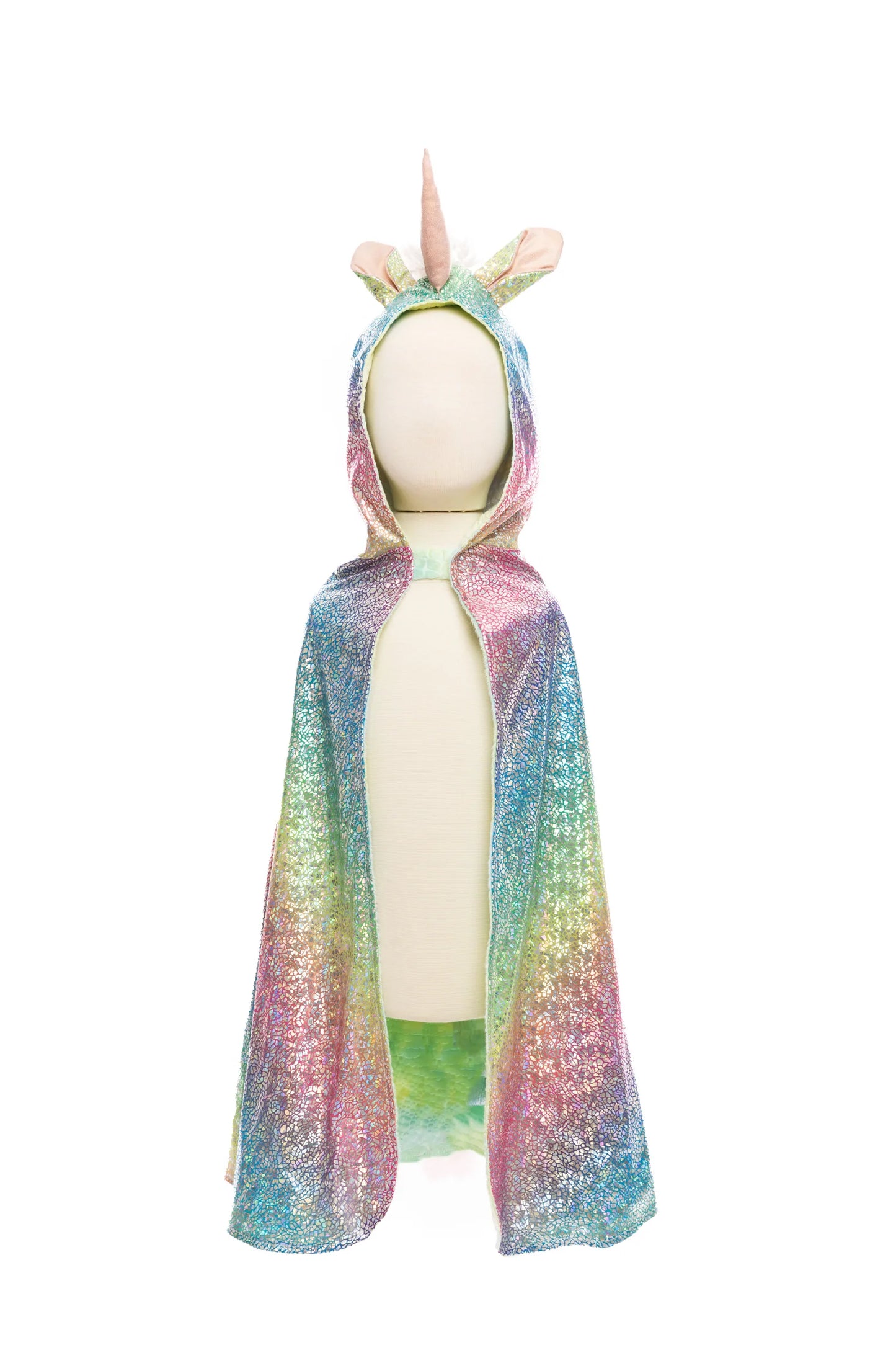 Dress Up - Rainbow Reversible Unicorn/Dragon Cape
