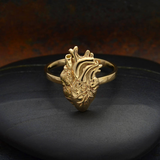 Ring - Anatomical Heart Bronze