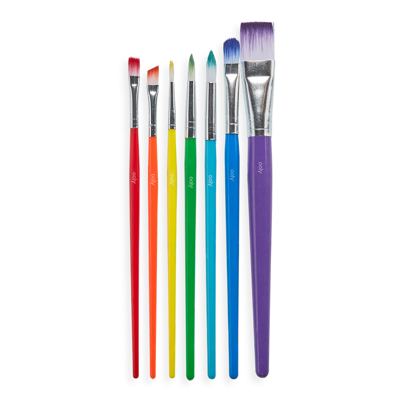 Lil' Paint Brush Set - Nylon Ombre (7 Brushes)