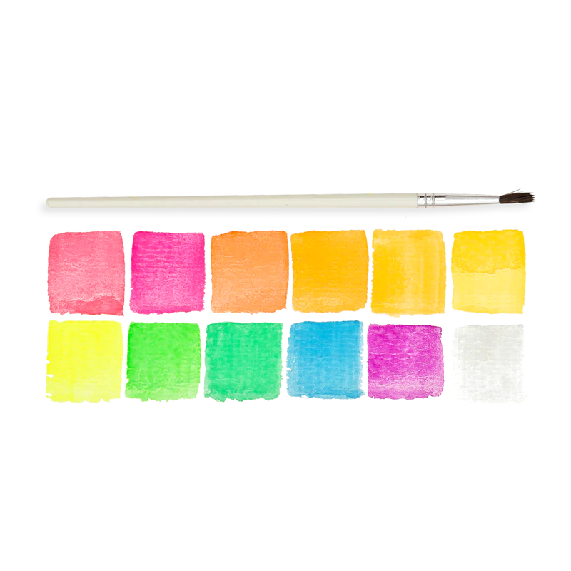 Chroma Blends - Neon Watercolor Set (12 Colors)
