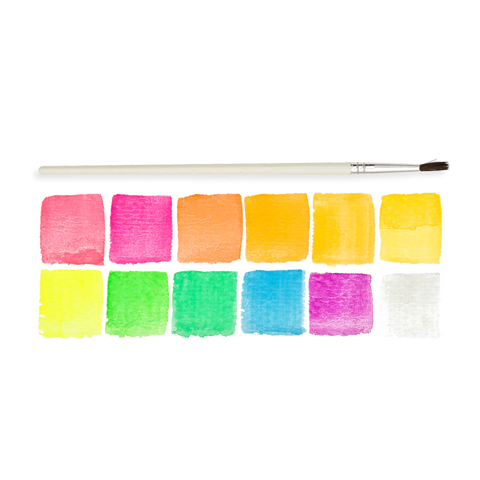 Chroma Blends - Neon Watercolor Set (12 Colors)