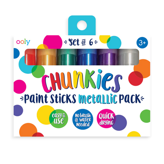 Paint Sticks - Chunkies Metallic Set Of 6