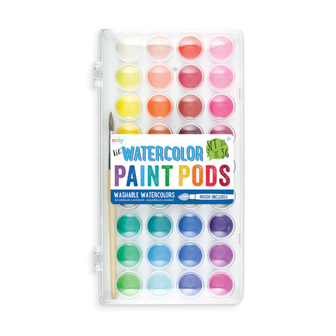 Lil' Paint Pods - Washable Watercolors (Set of 36)