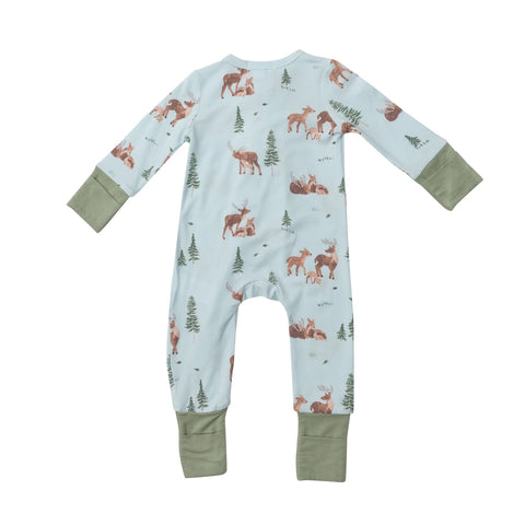 Coverall (Zipper) - Deer Family