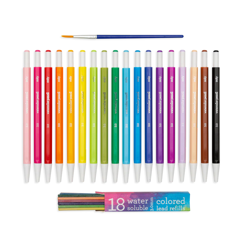 Chroma Blends - Mechanical Watercolor Pencils + Refills (Set of 18)