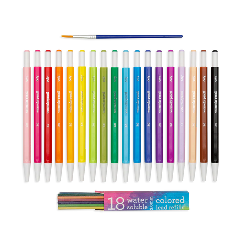 Chroma Blends - Mechanical Watercolor Pencils + Refills (Set of 18)