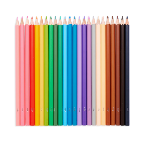 Colored Pencils - Color Together (18 Classic Colors + 6 Skin Tone Colors)