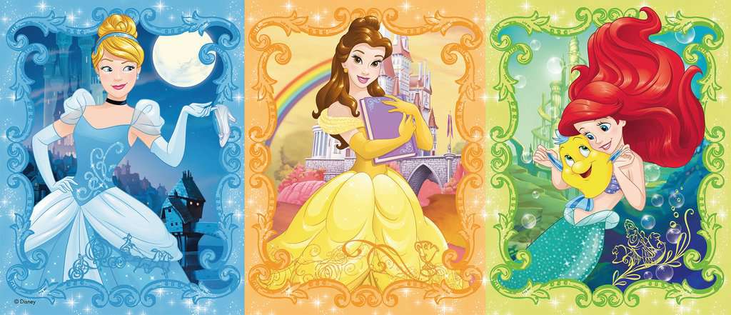 Puzzle - Beautiful Disney Princess Panoramic (200pc)