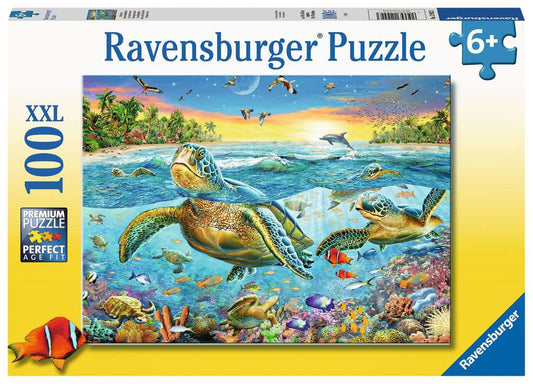 Puzzle - Swim with Sea Turtles (100pc XXL)